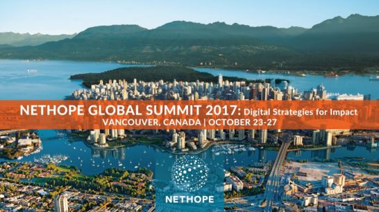 We’re in Vancouver for the NetHope Global Summit!
