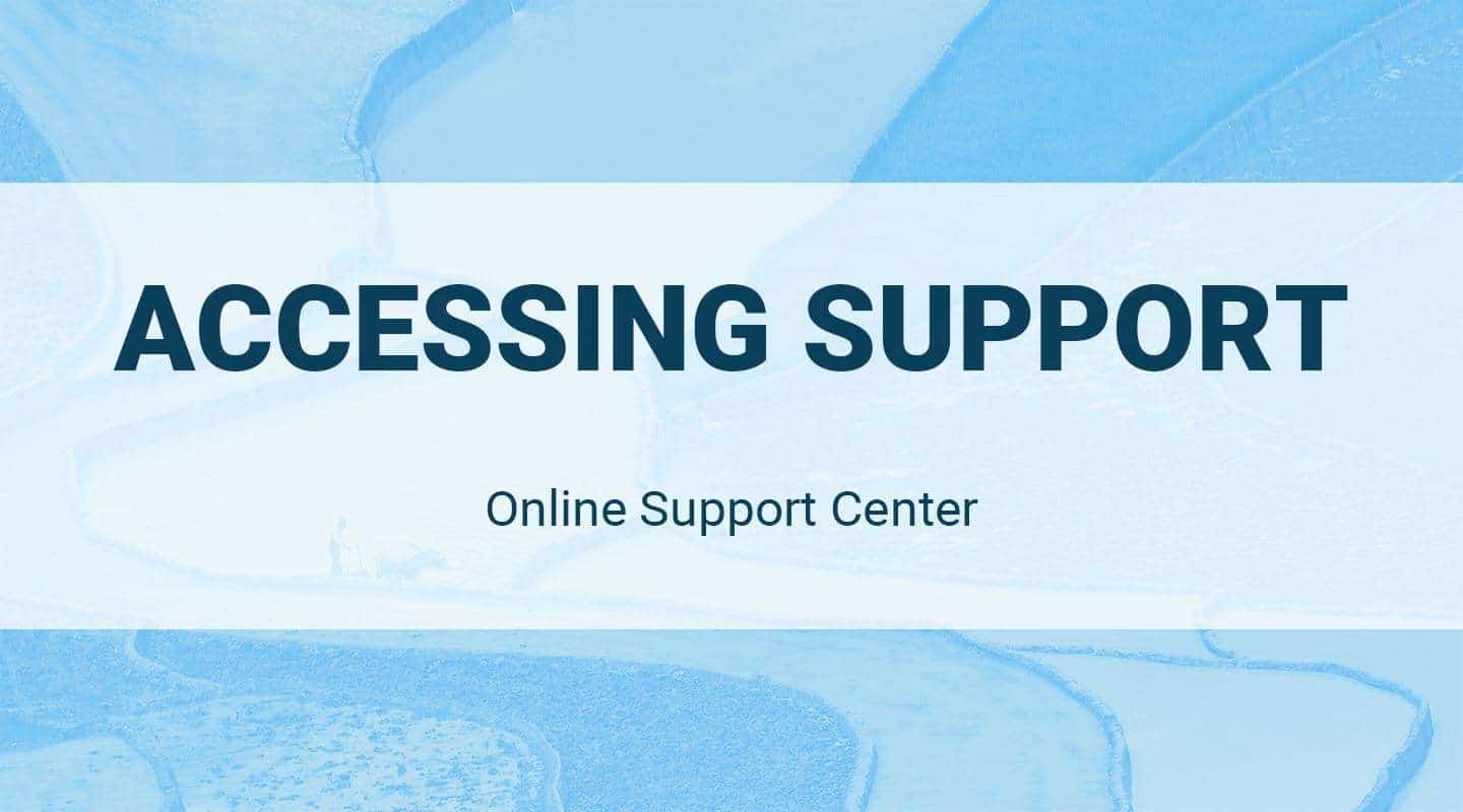 You are currently viewing Online Support Center: Accessing Support
