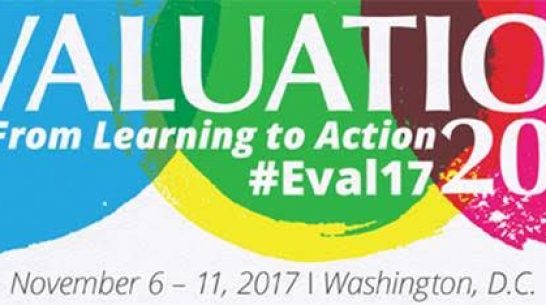 We’re in Washington D.C. for AEA’s Evaluation 2017!