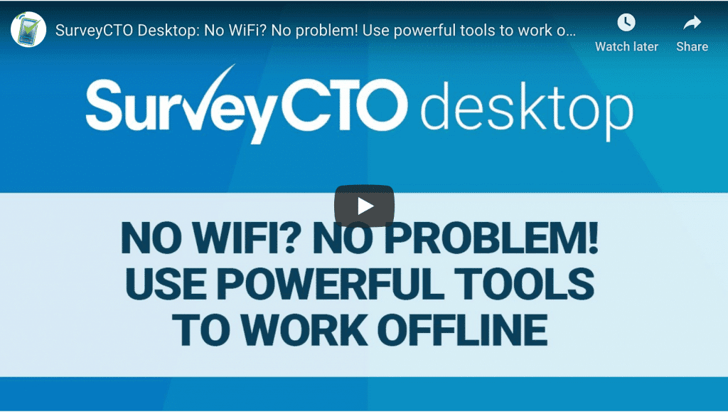 Powerful tools to work offline