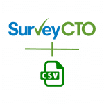 What are CSV files and how should I use them for survey data?