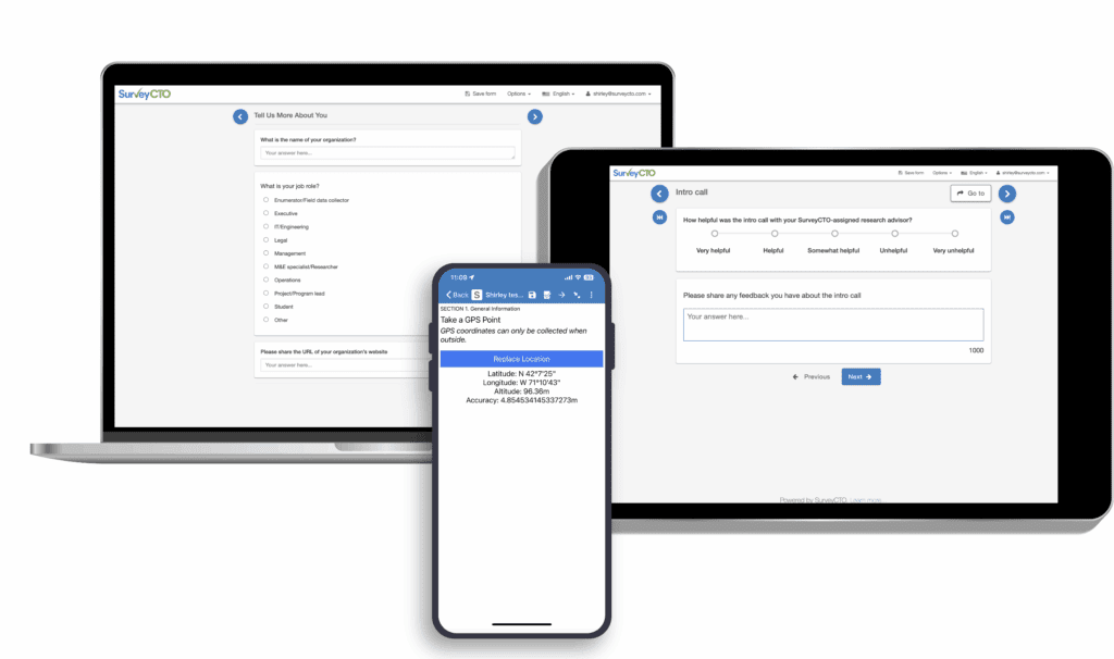 How the SurveyCTO data collection process works