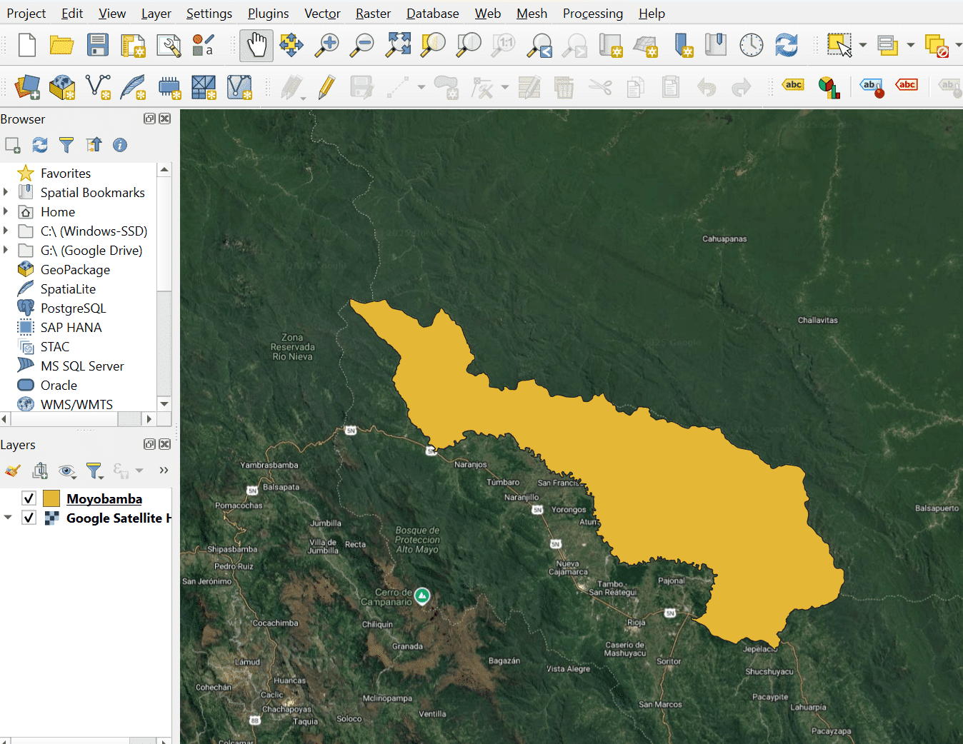 Moyobamba and Basemap Layer from Laterite webinar