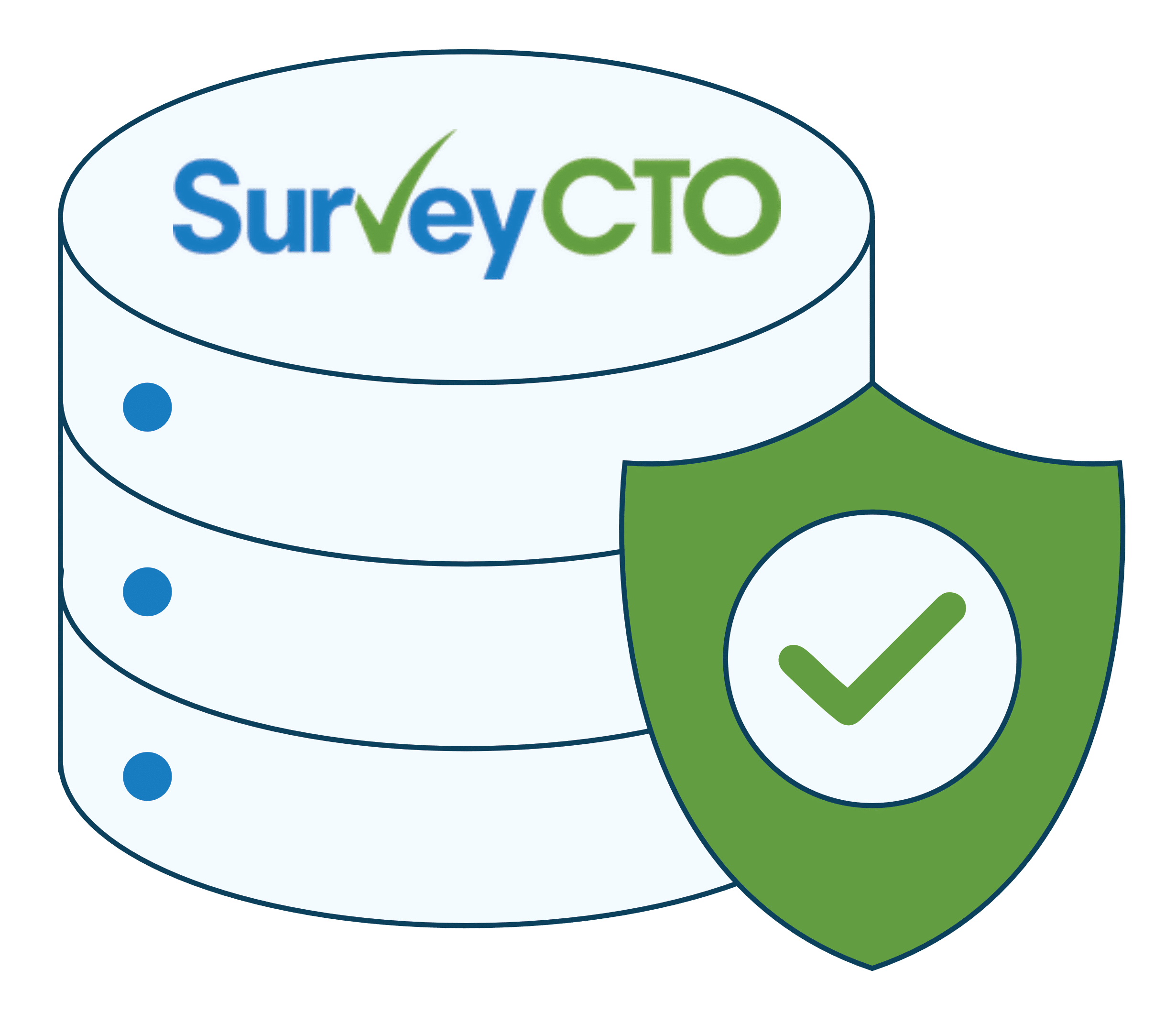 Collect data securely whether you're online or offline with SurveyCTO