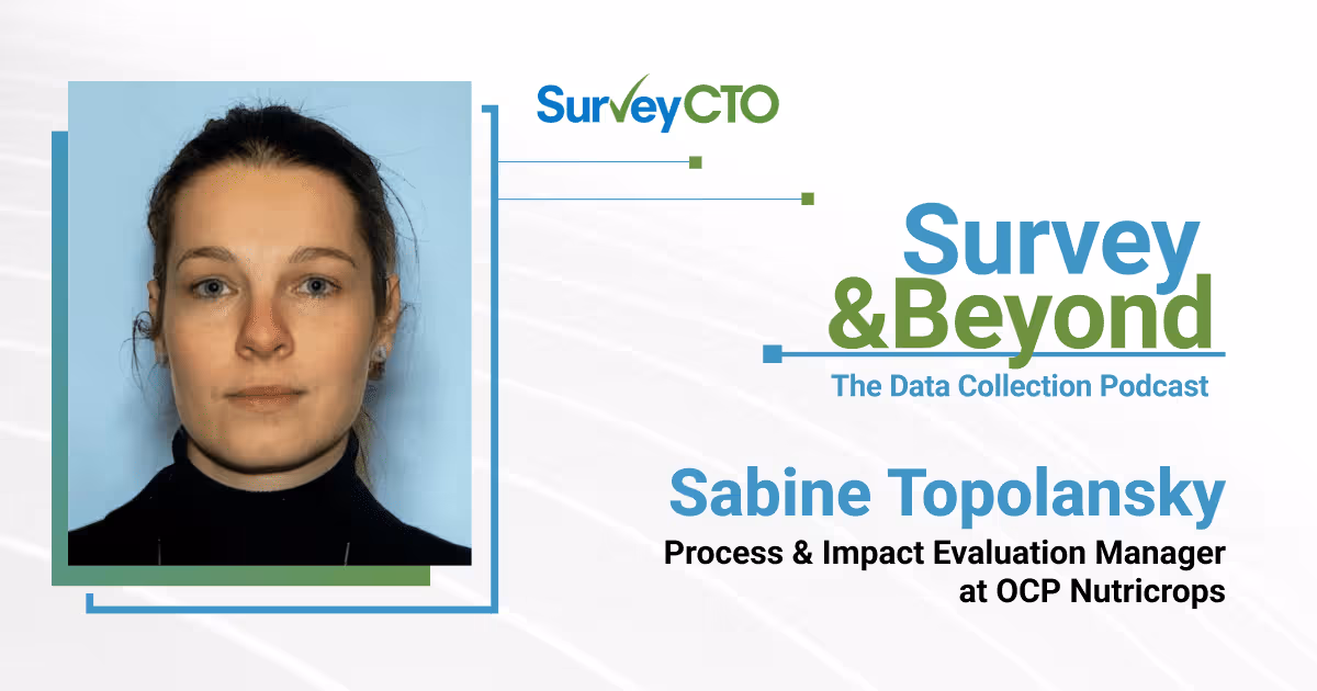 Sabine Topolansky of OCP Nutricrops.