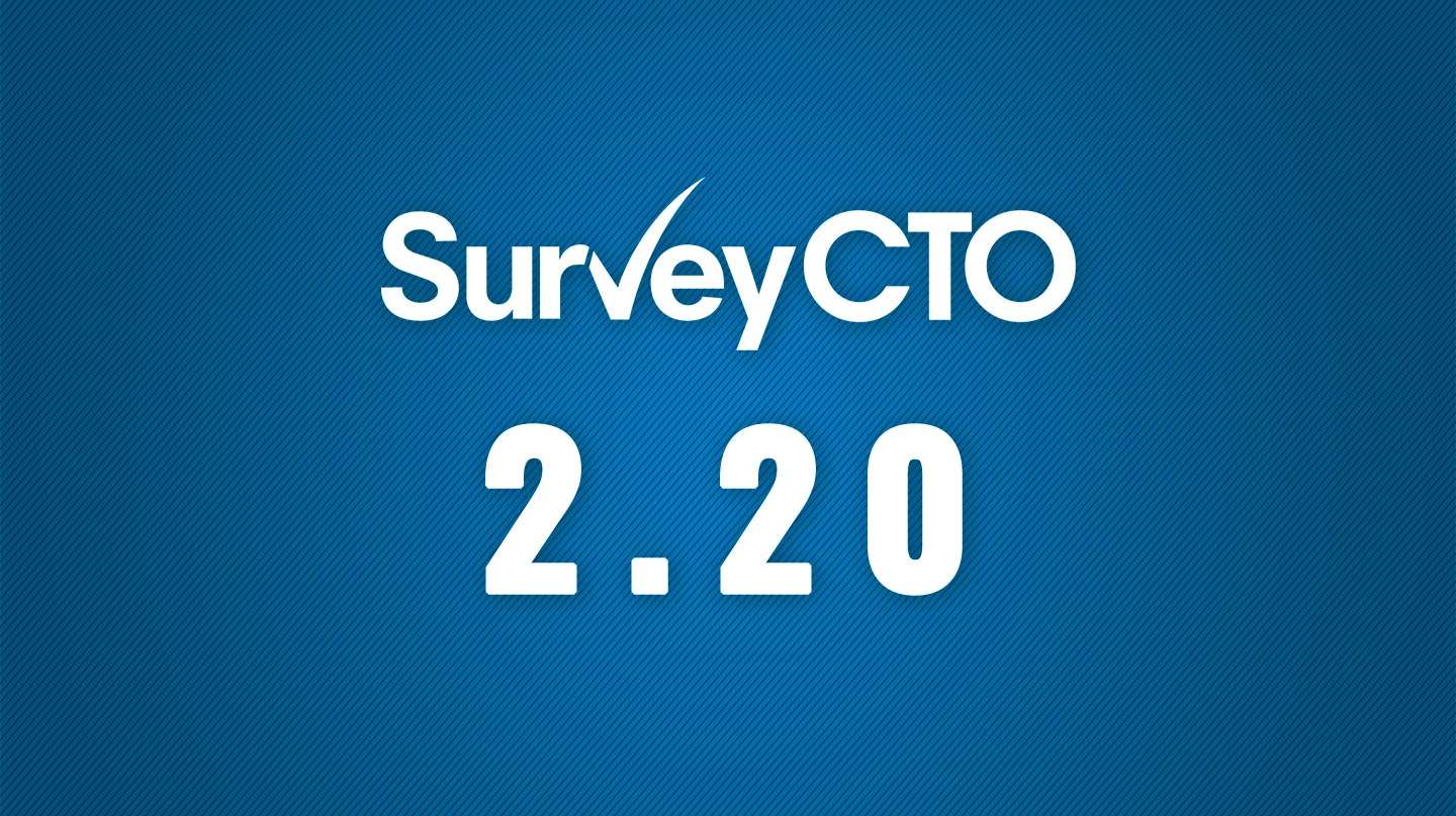 You are currently viewing Sneak peek: SurveyCTO 2.20 supercharges data visibility