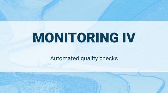 Automated Quality Checks: Monitoring IV