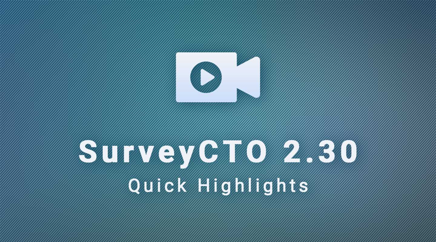 What’s new in 2.30?