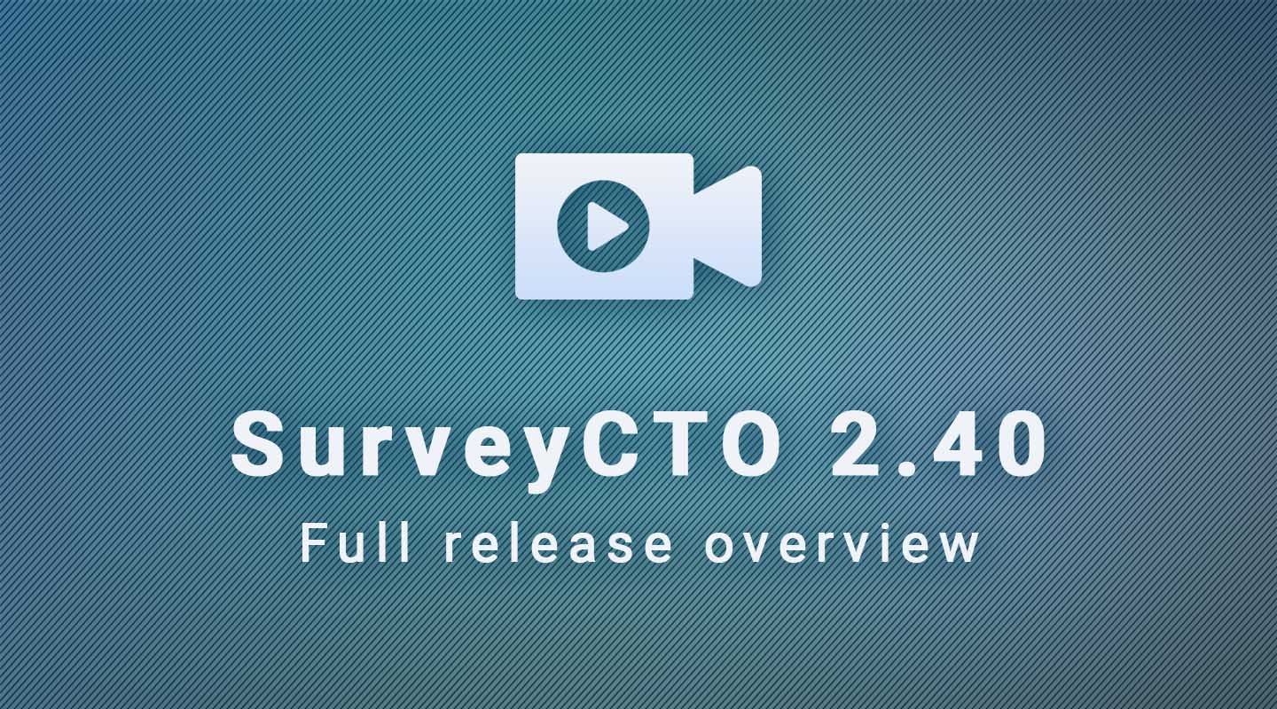 What’s new in 2.40?