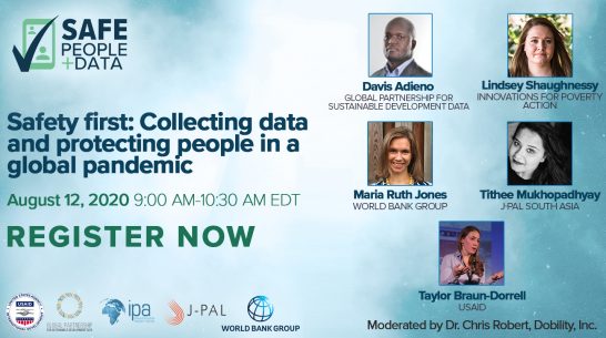Safety first: Collecting data and protecting people in a global pandemic [Panel discussion]