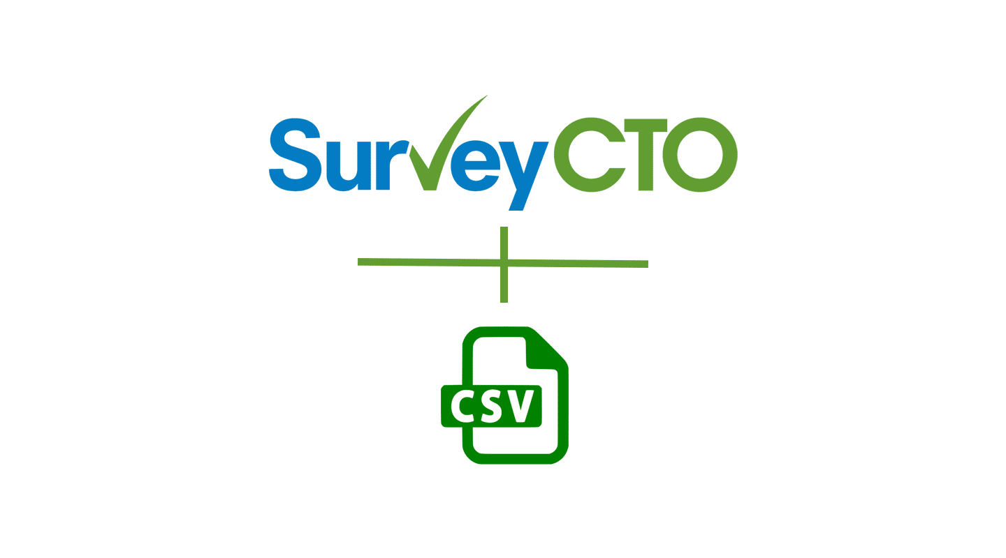 What are CSV files and how should I use them for survey data?